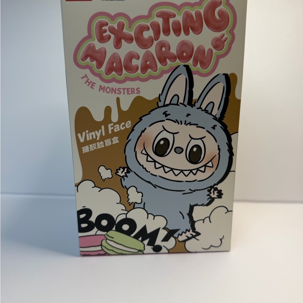 Pop Mart Labubu Sea Salt Coconut Macaron open box - Picture 6 of 8